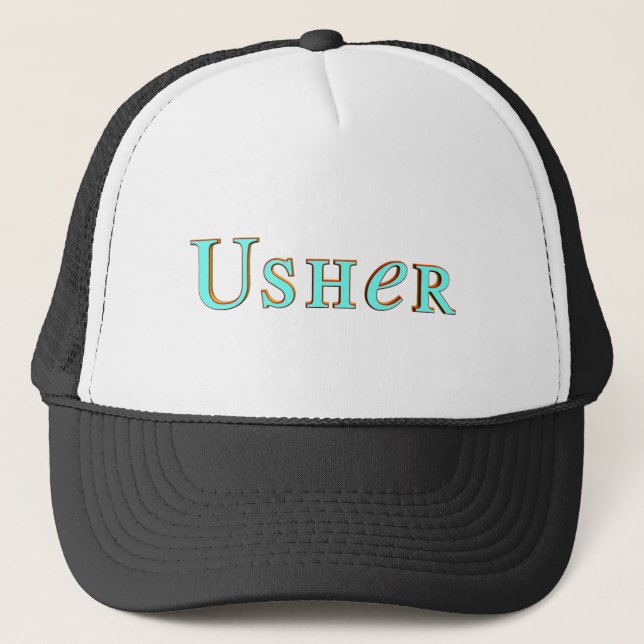 Gorra De Camionero Gorra/casquillo de Usher de la boda (Anverso)