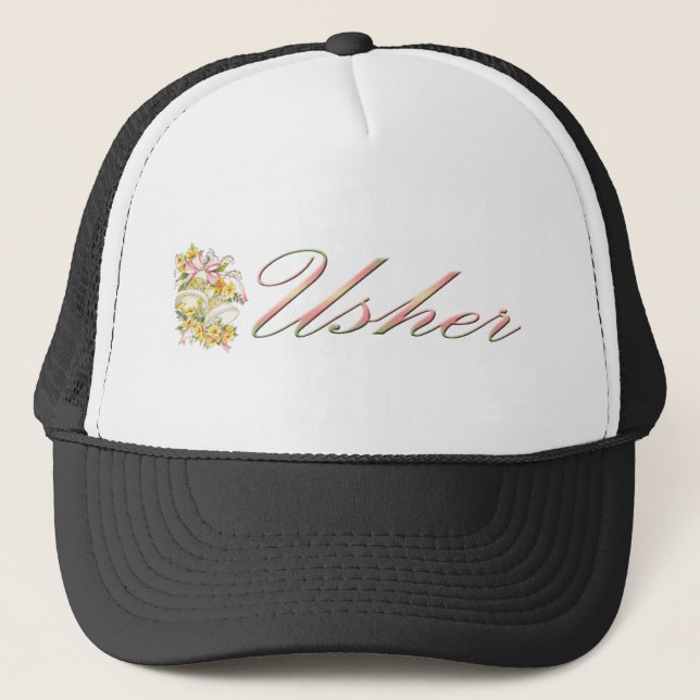 Gorra De Camionero Gorra/casquillo de Usher de la boda (Anverso)