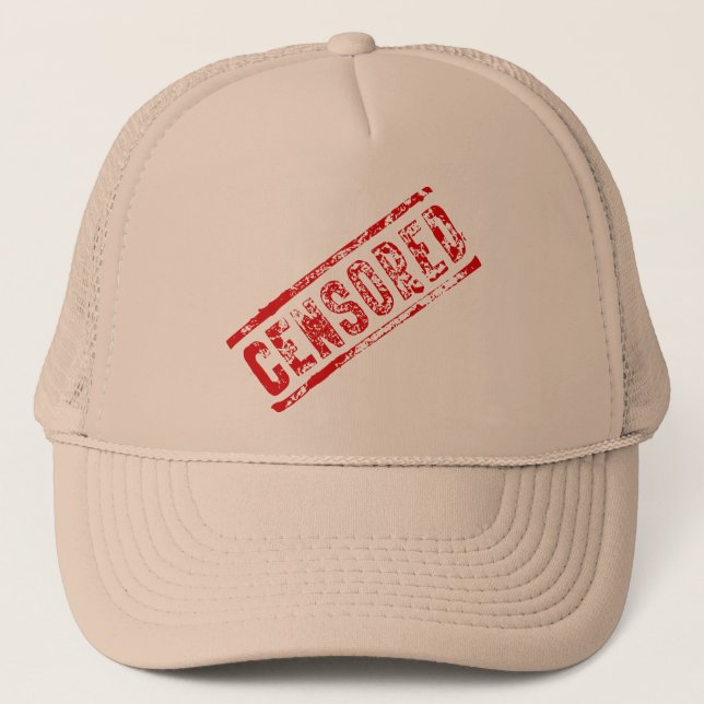 Gorra De Camionero Gorra censurado del camionero (Anverso)