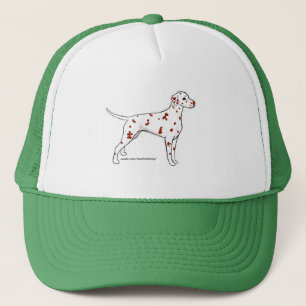 Gorra De Camionero Gorra: Dalmatian con manchas hepáticas