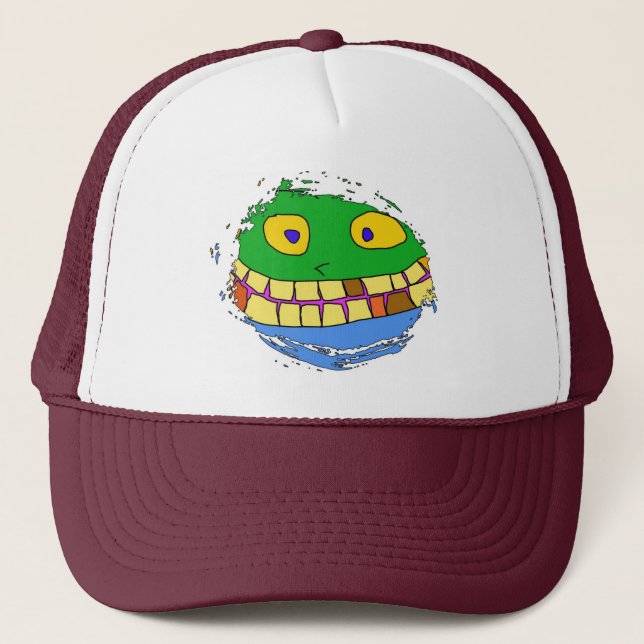 Gorra De Camionero ¡Gorra de la cara divertida! (Anverso)