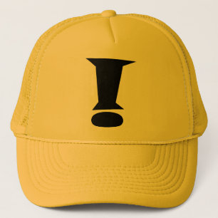 GORRA DE CAMIONERO ¡GORRA DE LA EXCLAMACIÓN!