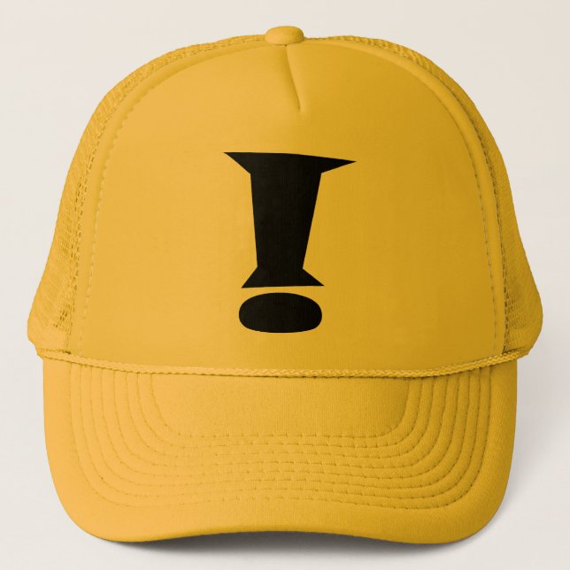 GORRA DE CAMIONERO ¡GORRA DE LA EXCLAMACIÓN! (Anverso)