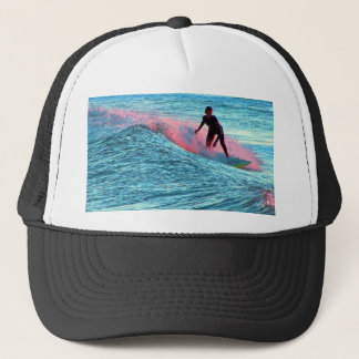Gorra De Camionero "Gorra de la precipitación de la puesta del sol"