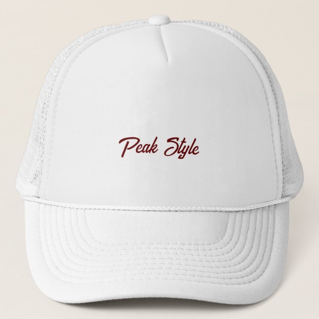 Gorra De Camionero "Gorra de la serie de tapas emblemáticas de estilo (Anverso)