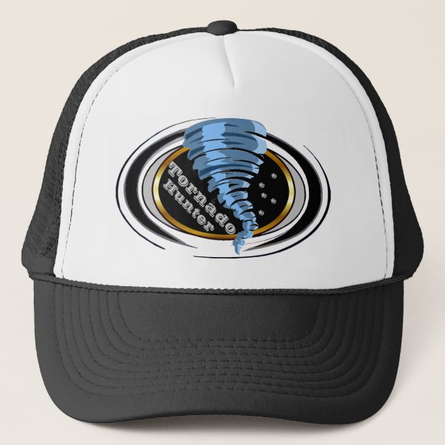 Gorra De Camionero ¡Gorra del camionero del cazador del tornado! (Anverso)