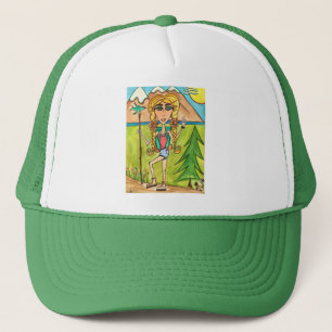 Gorra De Camionero Gorra del camionero del chica del caminante