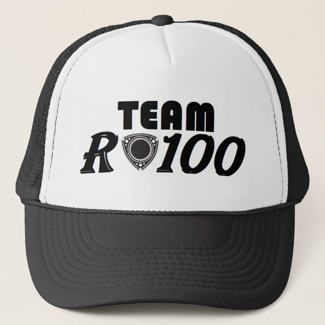 Gorra De Camionero Gorra del camionero del equipo R100 (Anverso)