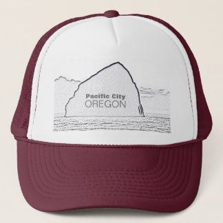 Gorra De Camionero Gorra del camionero que ofrece la ciudad pacífica,