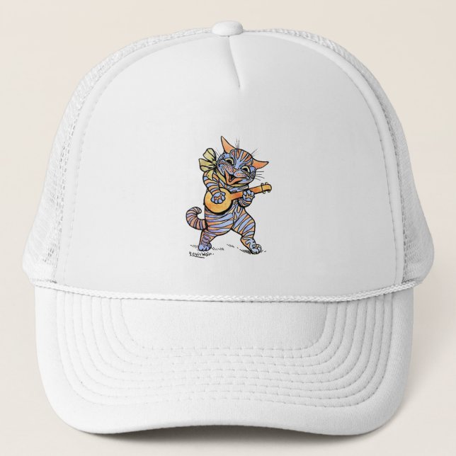 Gorra De Camionero Gorra: Gato de Louis Wain (Anverso)