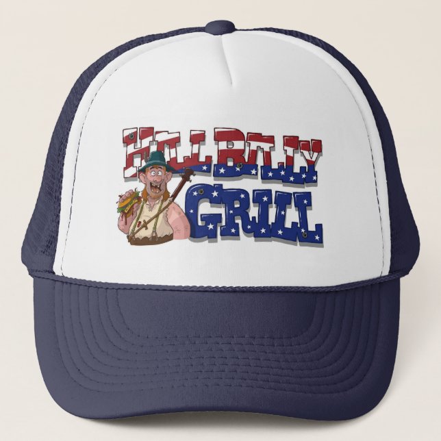 Gorra De Camionero ¡Gorra Guay HillBilly Grill! (Anverso)
