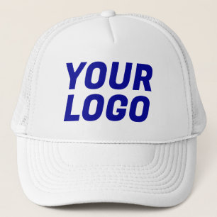 Gorra De Camionero Gorra para camionero personalizada blanca y azul