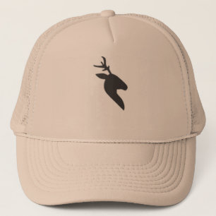 Gorra De Camionero Gorra principal del camionero del ciervo negro