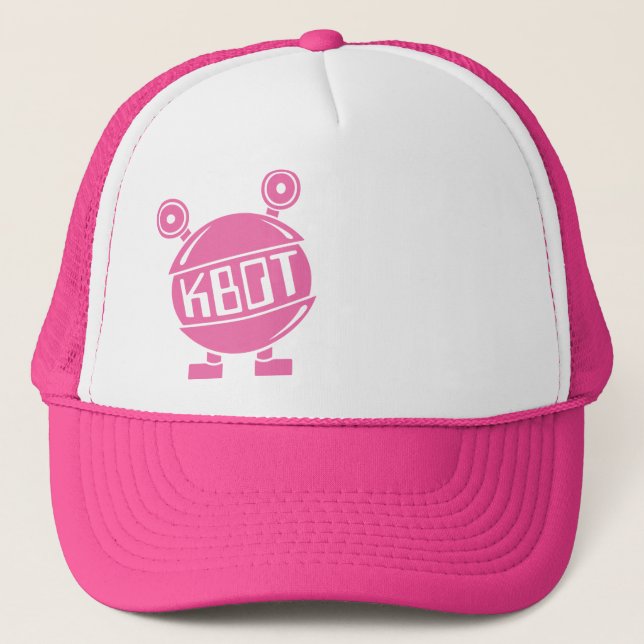 Gorra De Camionero ¡Gorra rosado de KBOT! (Anverso)