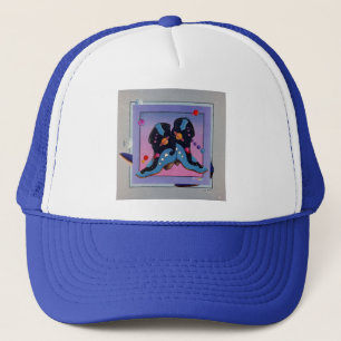 Gorra De Camionero Gorra, tapón - Boots de Cowboy con deslizamiento e