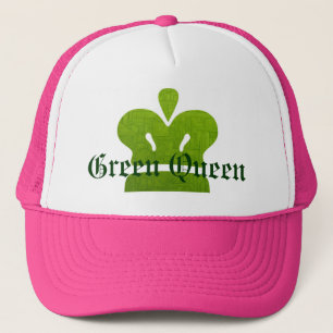 Gorra De Camionero ¡Gorra verde de la reina!