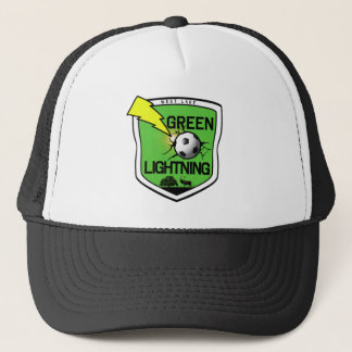 Gorra De Camionero Gorra verde del camionero del relámpago del WL (GL