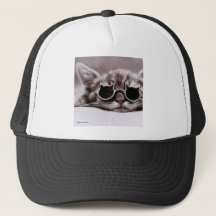 Gorra vivo del camionero del gato más fresco