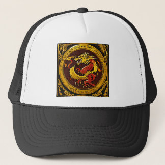 Gorra De Camionero "Gorras del Dragón Dorado: Ropa de cabeza con dise