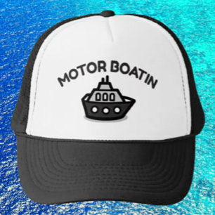 Gorra De Camionero Gorrita de camionero Motor Boatin' – Divertida sar