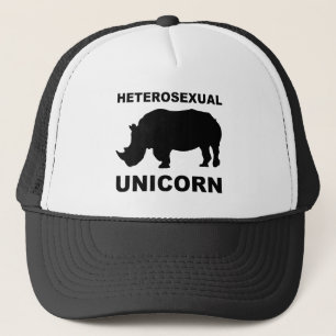 Gorra De Camionero Gorrita Divertida Rinoceronte Unicornio Heterosexu