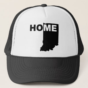 Gorra De Camionero Gorrita Indiana Hogar Lejos Del Estado