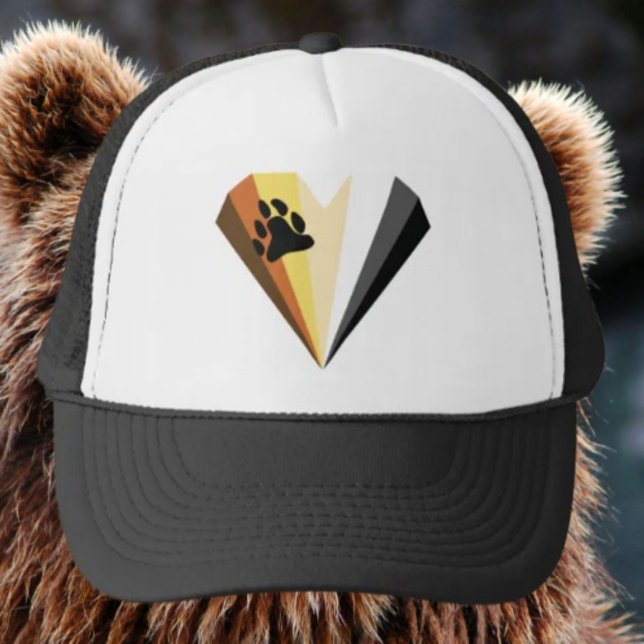Gorra De Camionero Gorrito Camionero Bear Heart Pride (Subido por el creador)