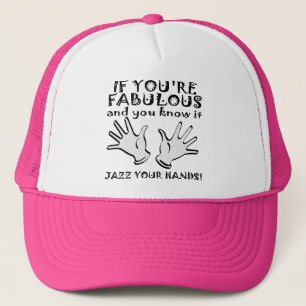 Gorra De Camionero Gorrito de Camionero con Manos de Jazz Fabulosas y