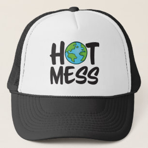 Gorra De Camionero Gorrito de camionero de la Tierra hecha un lío