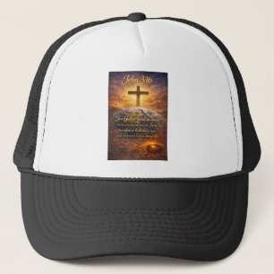 Gorra De Camionero Gorrito de camionero del versículo bíblico Juan 3:
