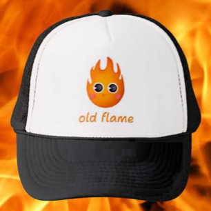 Gorra De Camionero Gorrito de camionero Old Flame – Diseño divertido 