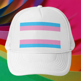 Gorra De Camionero Gorrito de camionero Orgullo Trans: Conduce la igu