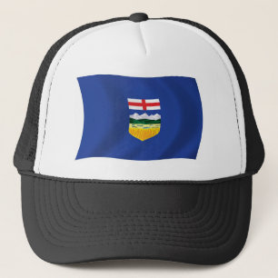 Gorra De Camionero Gorrito de la bandera de Alberta