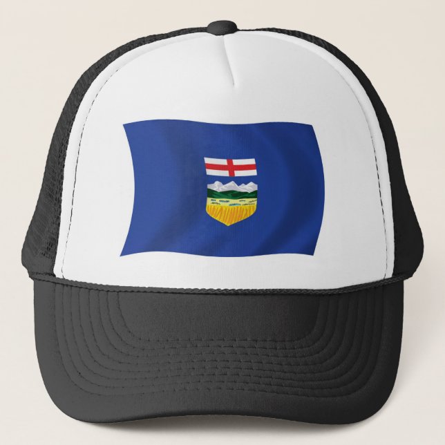 Gorra De Camionero Gorrito de la bandera de Alberta (Anverso)