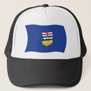 Gorra De Camionero Gorrito de la bandera de Alberta