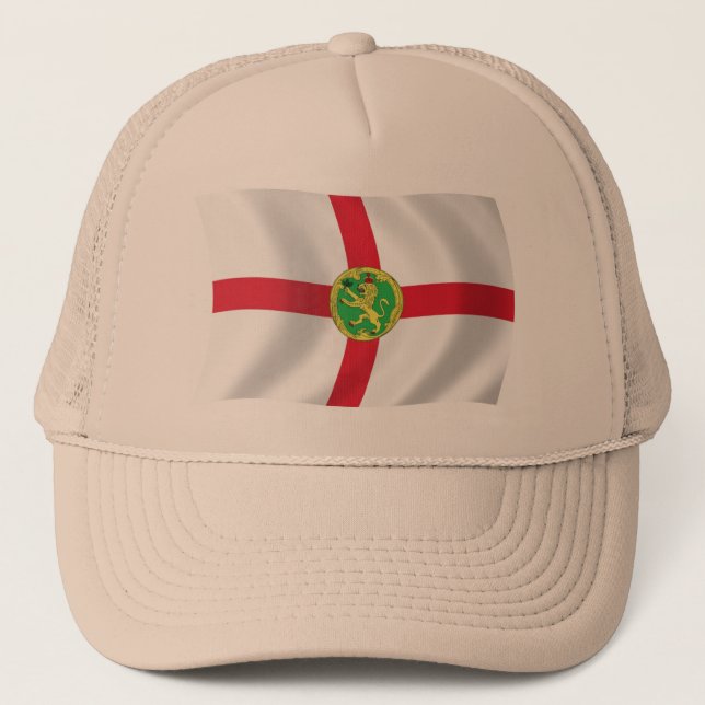 Gorra De Camionero Gorrito de la bandera de Alderney (Anverso)