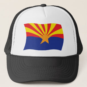 Gorra De Camionero Gorrito de la bandera de Arizona