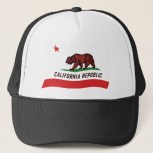 Gorra De Camionero Gorrito de la bandera de California