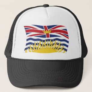 Gorra De Camionero Gorrito de la bandera de Columbia Británica