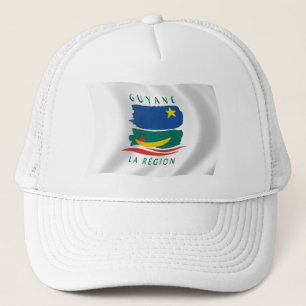 Gorra De Camionero Gorrito de la bandera de la Guayana Francesa