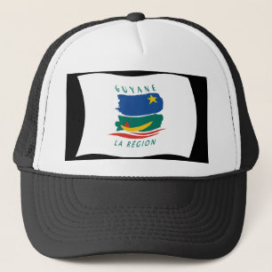 Gorra De Camionero Gorrito de la bandera de la Guayana Francesa