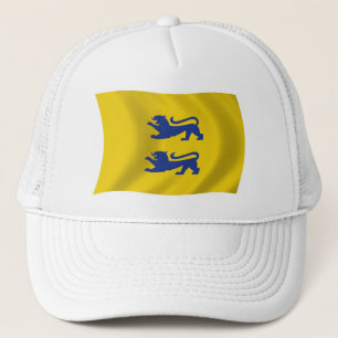 Gorra De Camionero Gorrito de la bandera de la minoría danesa del Sch