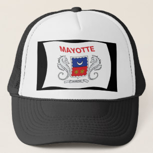 Gorra De Camionero Gorrito de la bandera de Mayotte