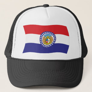 Gorra De Camionero Gorrito de la bandera de Missouri