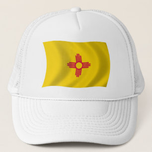 Gorra De Camionero Gorrito de la bandera de Nuevo México
