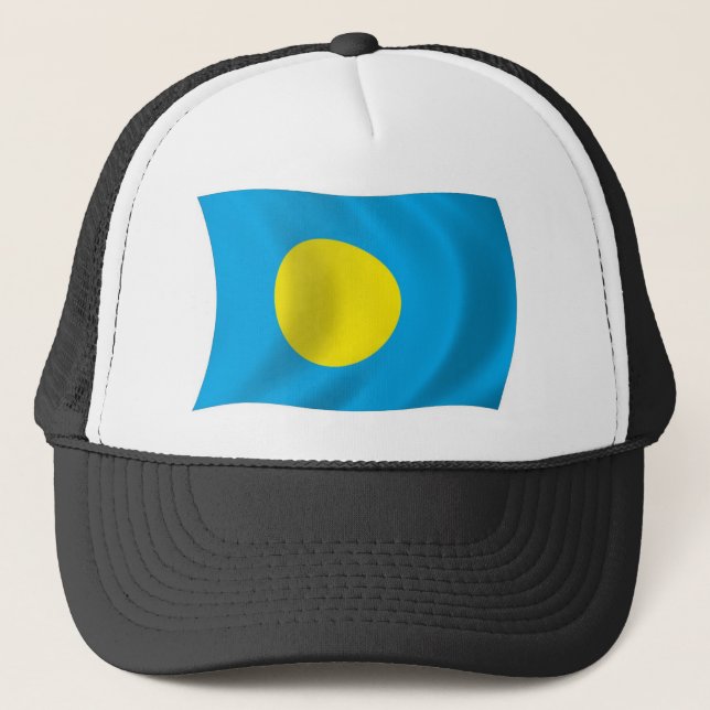 Gorra De Camionero Gorrito de la bandera de Palaos (Anverso)