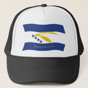 Gorra De Camionero Gorrito de la bandera del atolón Johnston
