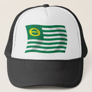 Gorra De Camionero Gorrito de la Bandera del Movimiento Ecologista