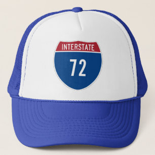 Gorra De Camionero Gorrito de la Interestatal 72