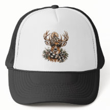 Gorrito de Leopardo de Ciervo Genial Navidad Alegr